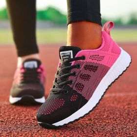 Women Shoes Super Light Sneakers For Women Vulcanize Shoes Sport Basket Femme Walking White Sneakers Women Casual Tenis Feminino (Color: black red, Shoe Size: 35)
