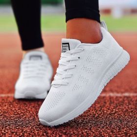 Women Shoes Super Light Sneakers For Women Vulcanize Shoes Sport Basket Femme Walking White Sneakers Women Casual Tenis Feminino (Color: White, Shoe Size: 36)