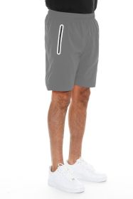 Active Sports Performance Running Short (Color: DARK GREY, size: S)