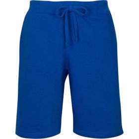 Fleece Sweat Shorts (Color: Royal-Blue, size: S)