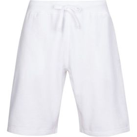 Fleece Sweat Shorts (Color: White, size: M)